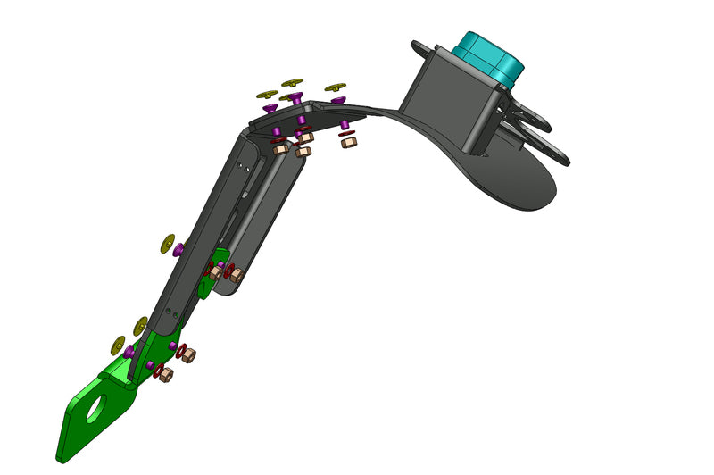 ACCESS DESIGN ''Wheel Fitted'' License Plate Holder Black Suzuki GSR750