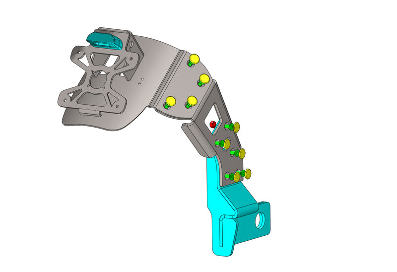 ACCESS DESIGN ''Wheel Fitted'' License Plate Holder Black Suzuki GSX-S1000