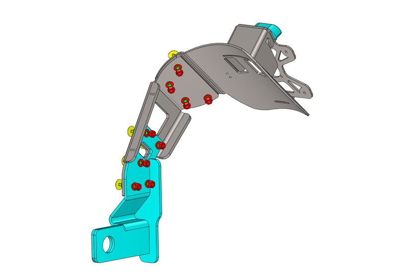 ACCESS DESIGN ''Wheel Fitted'' License Plate Holder Black Suzuki GSX-S1000