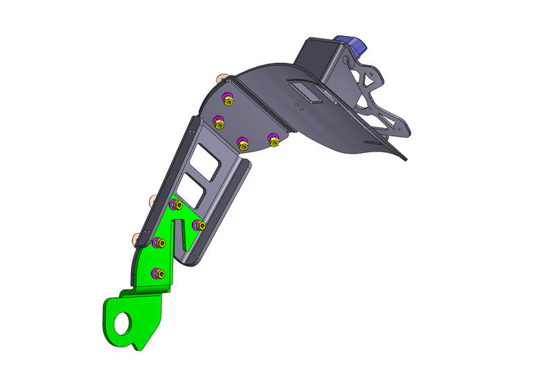 ACCESS DESIGN ''Wheel Fitted'' License Plate Holder Black Suzuki GSX-S750