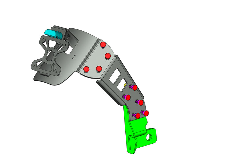 ACCESS DESIGN ''Wheel Fitted'' License Plate Holder Black Yamaha MT-09 - 1061146