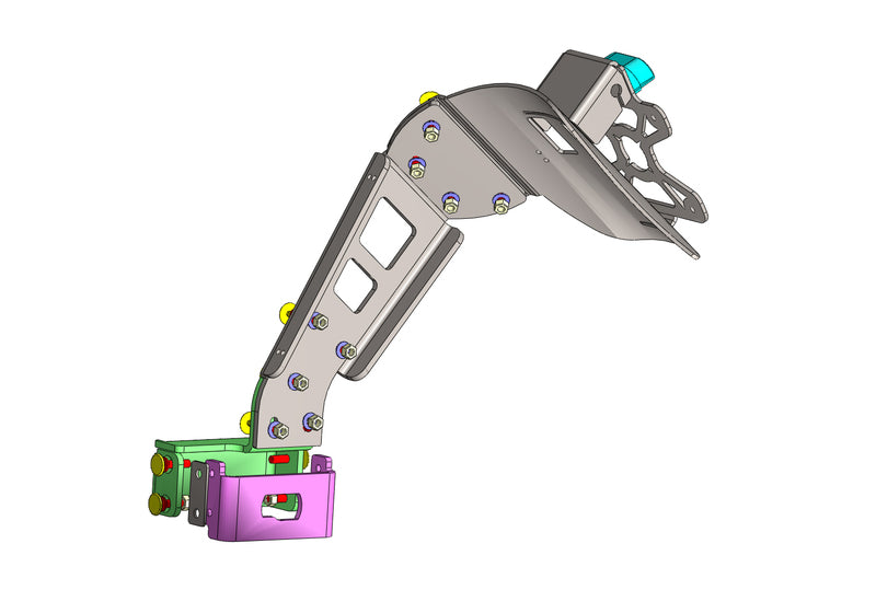 ACCESS DESIGN ''Wheel Fitted'' License Plate Holder Black Yamaha XSR700