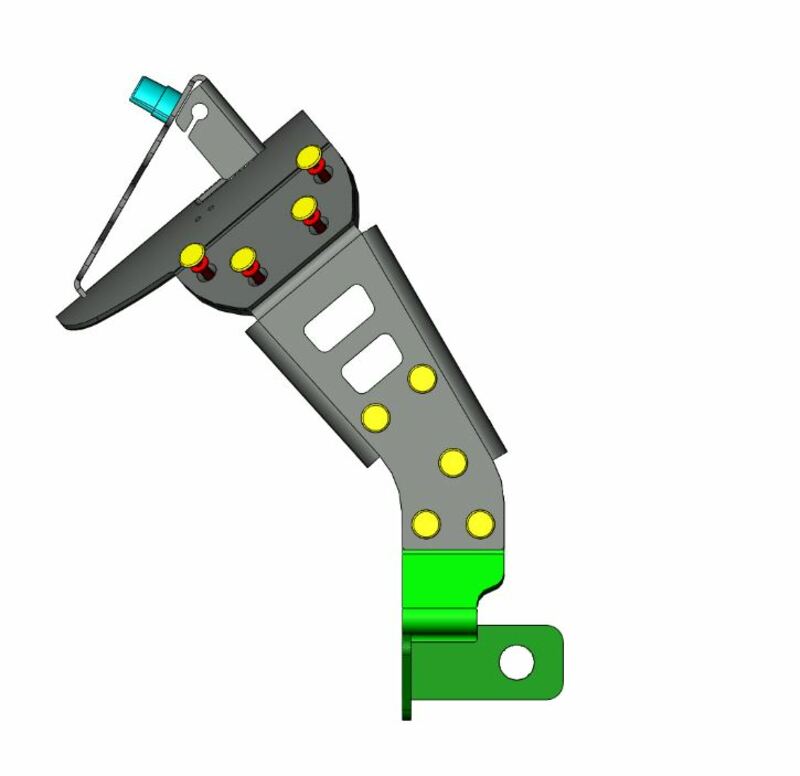 ACCESS DESIGN ''Wheel Fitted'' License Plate Holder Black Yamaha XSR900