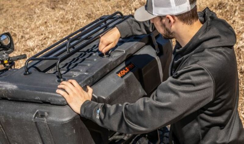 KOLPIN Rigid Storage Box ATV/UTV Black 156L