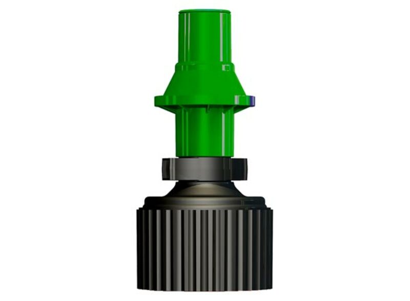 TUFF JUG Fuel Can w/ Ripper Cap 20L Translucent Green/Red Cap