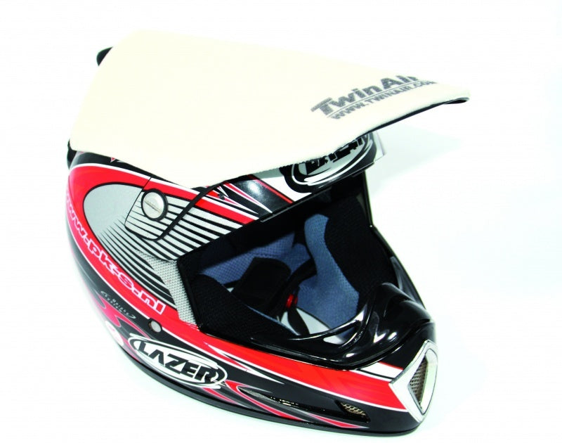 TWIN AIR White Helmet Mud Deflector