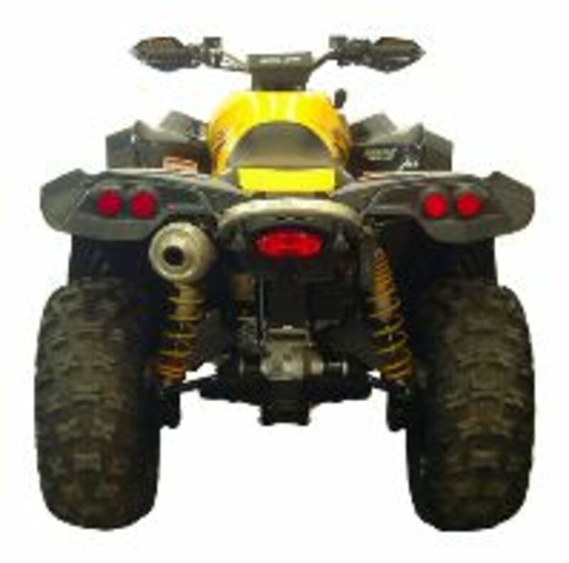 DIRECTION 2 Overfender Kit Black Can-Am Renegade - 1066711