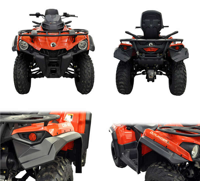 DIRECTION 2 Overfender Kit Black Can-Am Outlander 500 L MAX