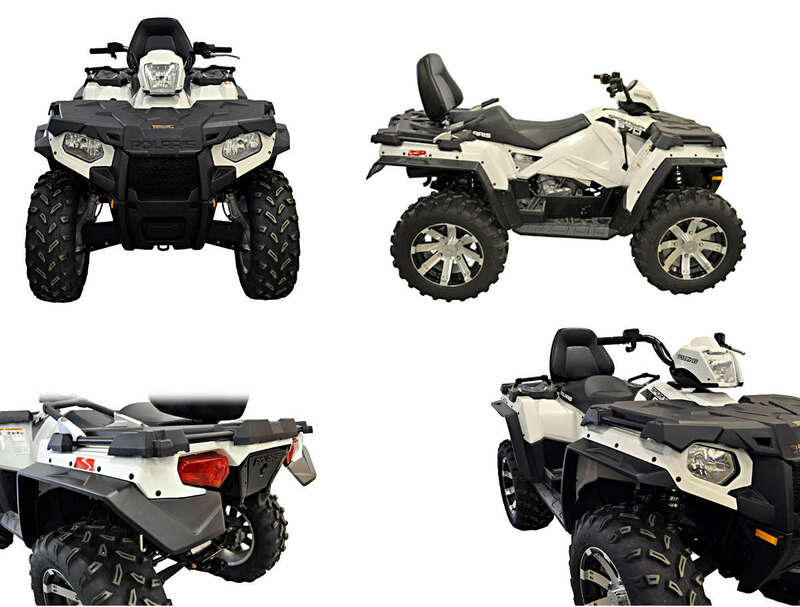 DIRECTION 2 Overfender Kit Black Polaris Sportsman Touring 570