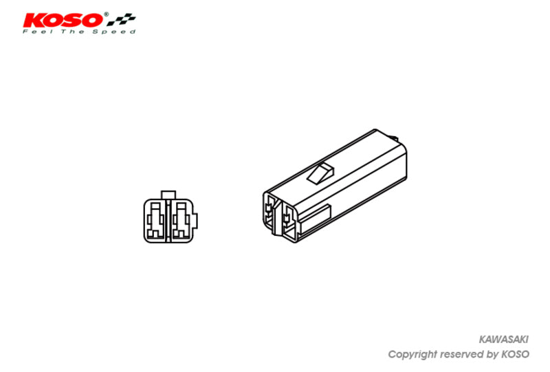 KOSO Indicator Adapter Kawasaki