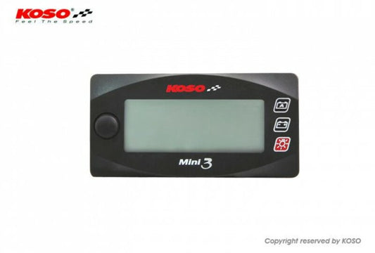 KOSO Super Slim Style Voltmeter and Watch Universal