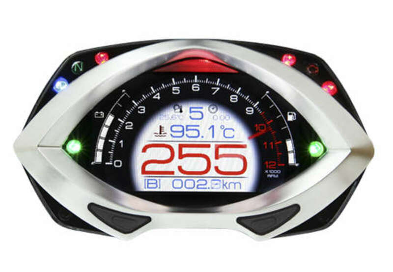 KOSO RXF Multi-Function Meter LCD Black/Silver