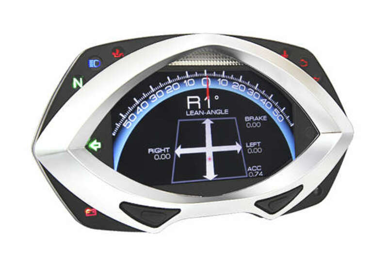 KOSO RXF Multi-Function Meter LCD Black/Silver
