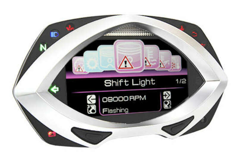 KOSO RXF Multi-Function Meter LCD Black/Silver