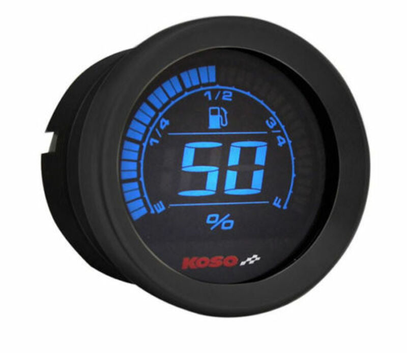 KOSO Fuel Gauge HD-02F Black