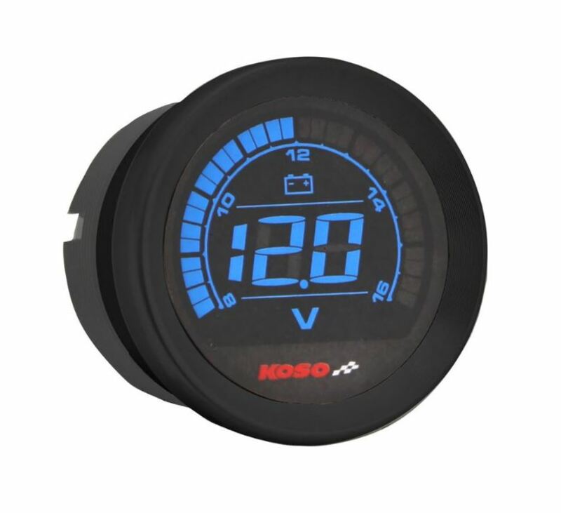 KOSO HD-02V Volt Meter Black