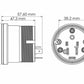 KOSO HD-02V Volt Meter Black
