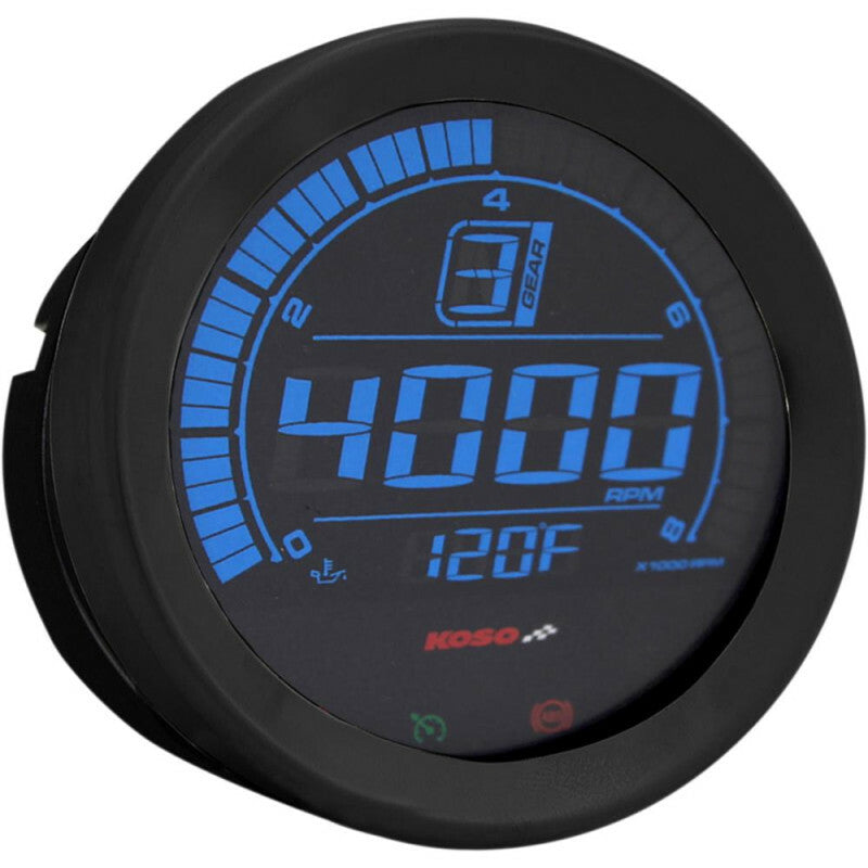 KOSO HD-02R Harley Davidson Speed Meter Black
