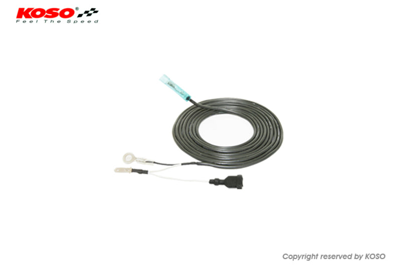 KOSO Type B Rev-Counter Wire Black/White