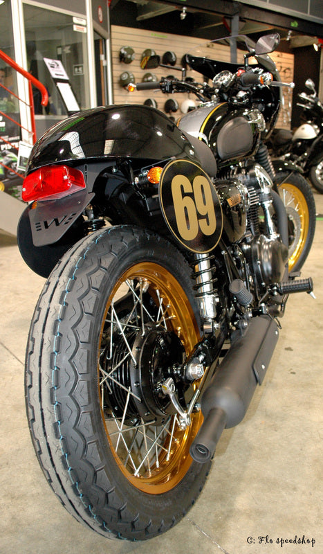 ACCESS DESIGN Wheel Arch Plate Holder Black Kawasaki W800