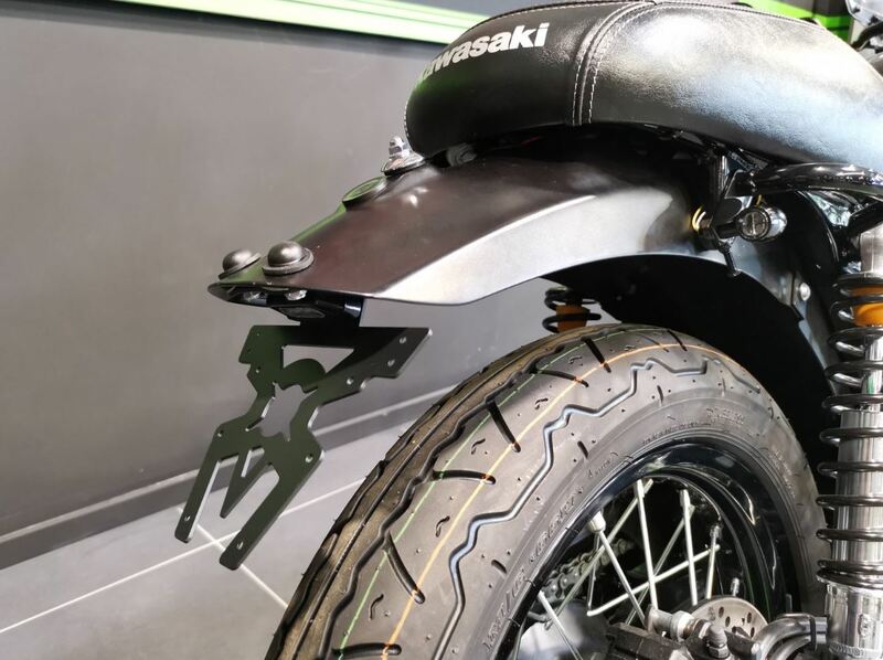 ACCESS DESIGN License Plate Holder Black Kawasaki W800