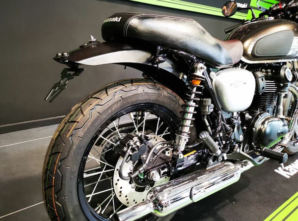 ACCESS DESIGN Kennzeichenhalter Schwarz Kawasaki W800 
