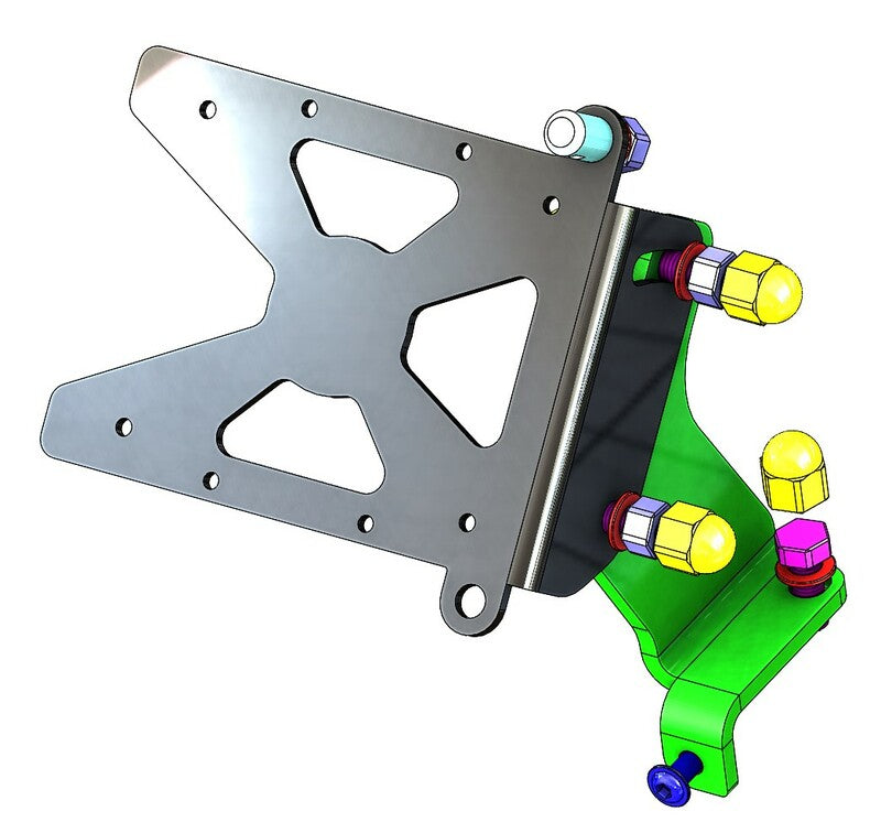 ACCESS DESIGN Side License Plate Holder Black Ducati Scrambler 800