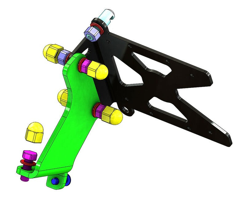 ACCESS DESIGN Side License Plate Holder Black Ducati Scrambler 800