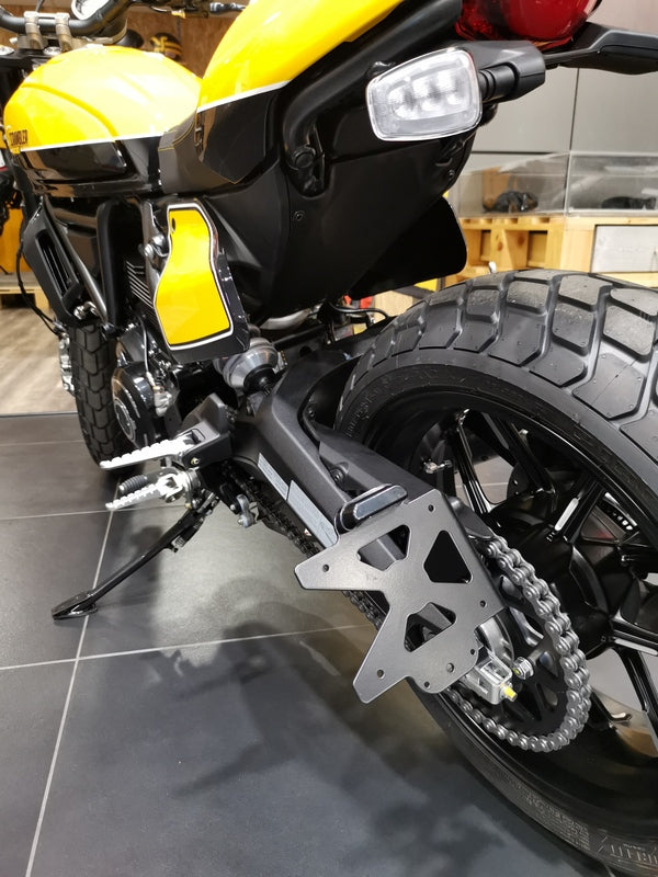 ACCESS DESIGN Side License Plate Holder Black Ducati Scrambler 800