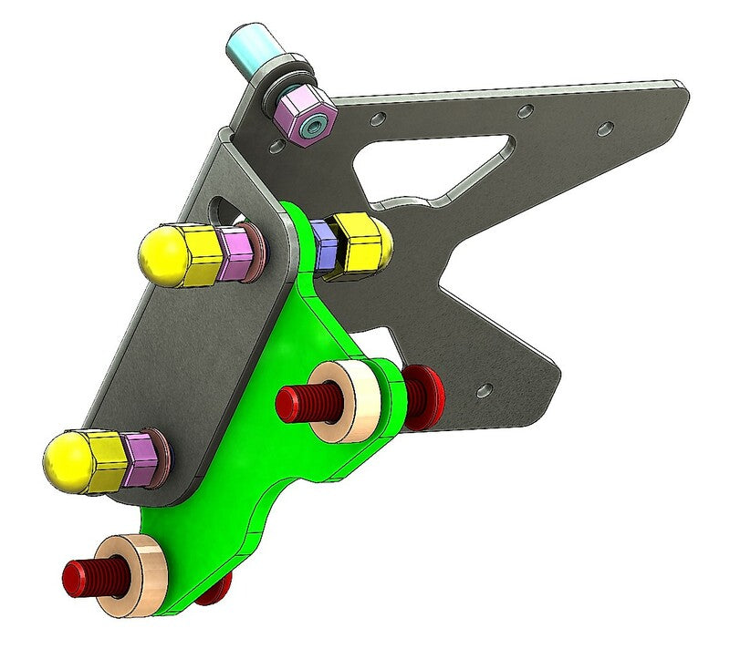 ACCESS DESIGN Side License Plate Holder Black Harley Davidson Fat Bob 114