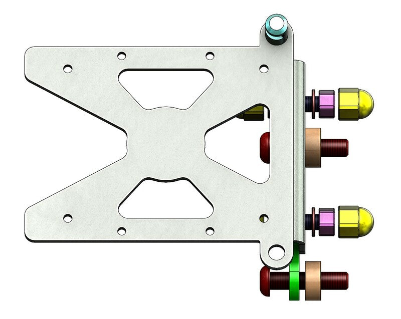 ACCESS DESIGN Side License Plate Holder Black Harley Davidson Fat Bob 114