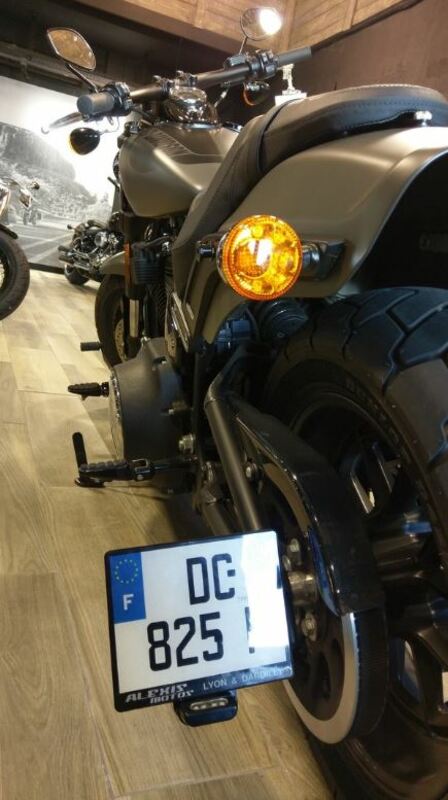 ACCESS DESIGN Side License Plate Holder Black Harley Davidson Fat Bob 114