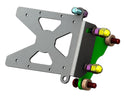 ACCESS DESIGN Seitlicher Kennzeichenhalter Schwarz Harley Davidson Fat Bob 114 