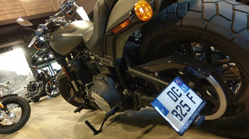 ACCESS DESIGN Side License Plate Holder Black Harley Davidson Fat Bob 114