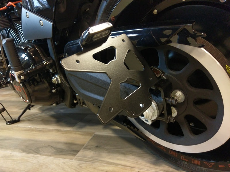 ACCESS DESIGN Side License Plate Holder Black Harley Davidson FXDR114