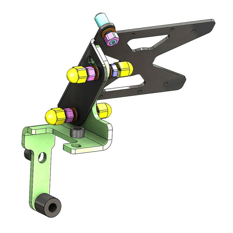 ACCESS DESIGN Side License Plate Holder Black Harley Davidson FXDR114