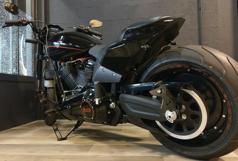 ACCESS DESIGN Side License Plate Holder Black Harley Davidson FXDR114