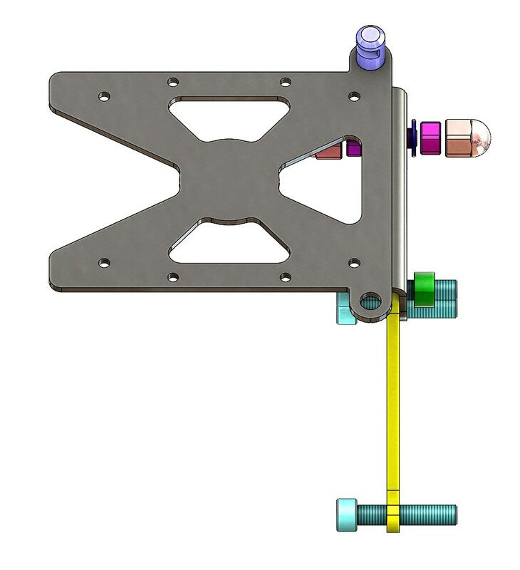 ACCESS DESIGN Side Licence Plate Holder Indian FTR 1200