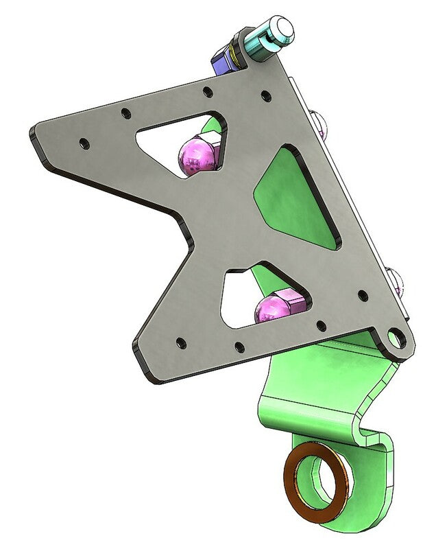 ACCESS DESIGN Side Licence Plate Holder Kawasaki Vulcan