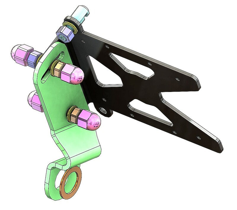 ACCESS DESIGN Side Licence Plate Holder Kawasaki Vulcan