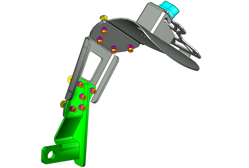 ACCESS DESIGN ''Wheel Fitted'' License Plate Holder Black Triumph Street Triple 800