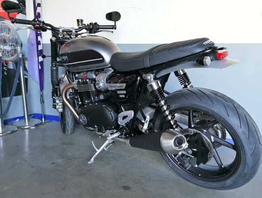 ACCESS DESIGN Side License Plate Holder Black Triumph