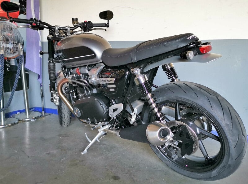 ACCESS DESIGN Side License Plate Holder Black Triumph