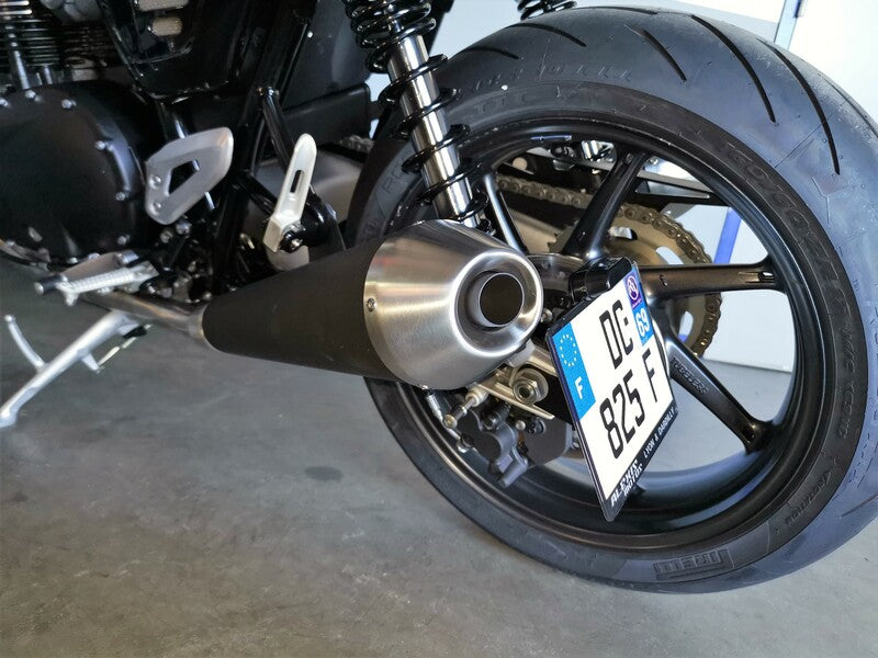 ACCESS DESIGN Side License Plate Holder Black Triumph