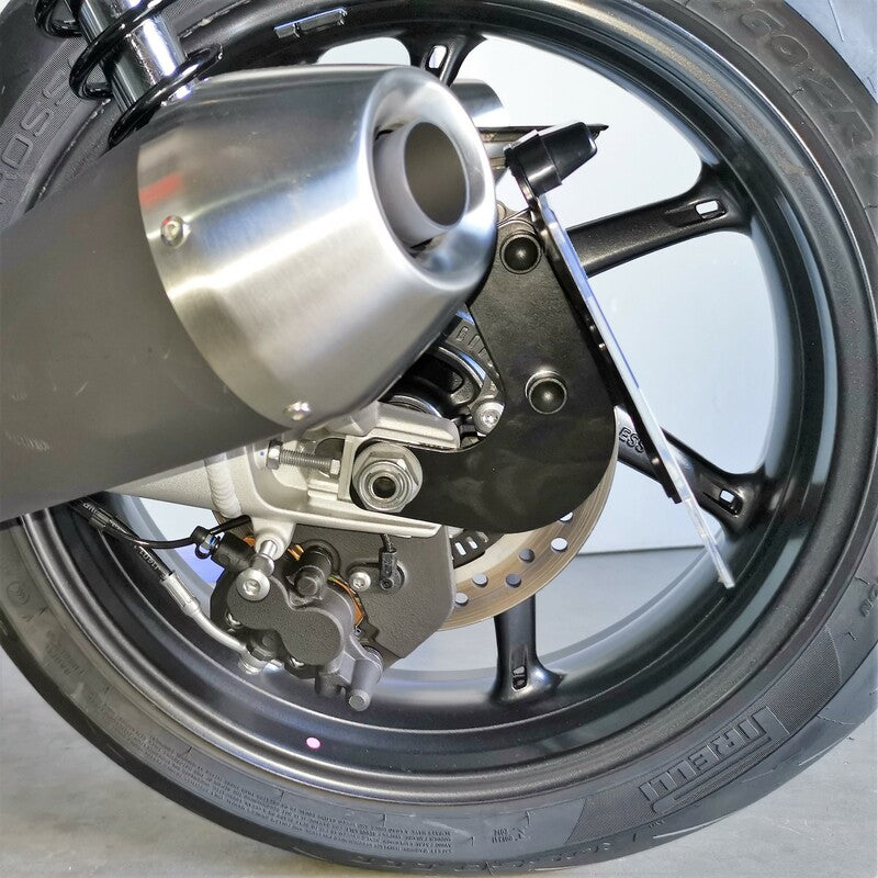 ACCESS DESIGN Side License Plate Holder Black Triumph