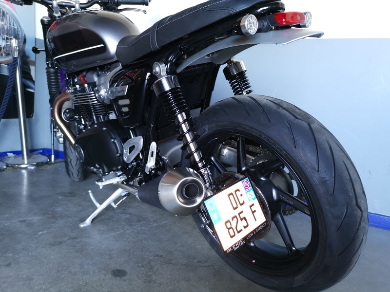 ACCESS DESIGN Side License Plate Holder Black Triumph