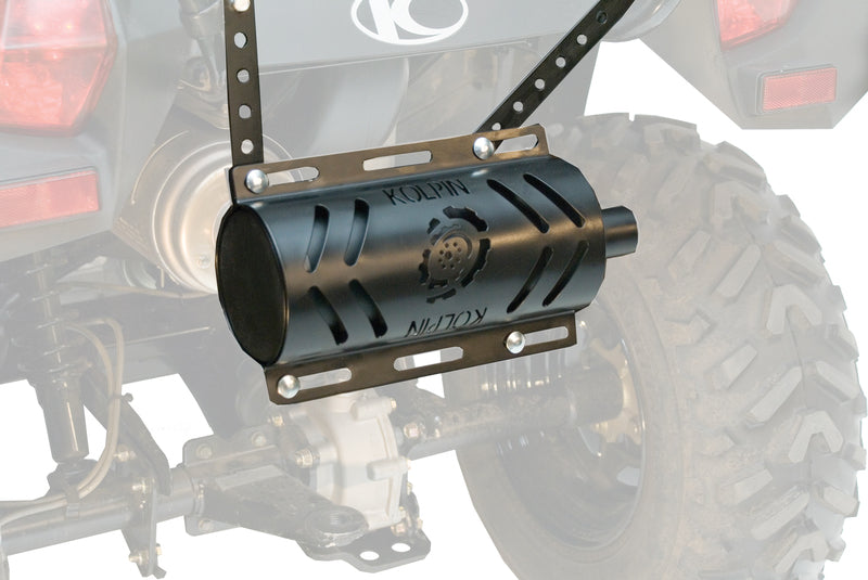 Kolpin Stealth Exhaust 2.0 + Heat Shield ATV black