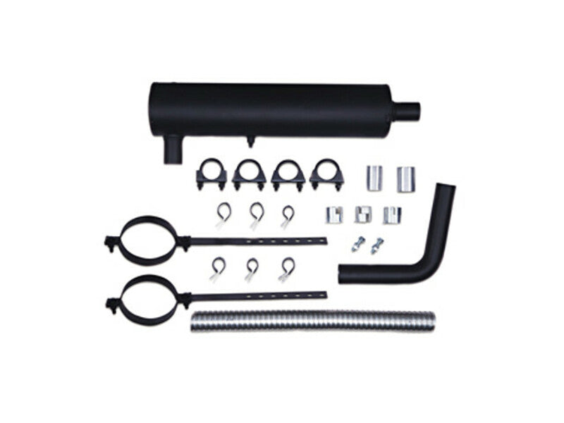 Kolpin Stealth Exhaust 2.0 + Heat Shield ATV black