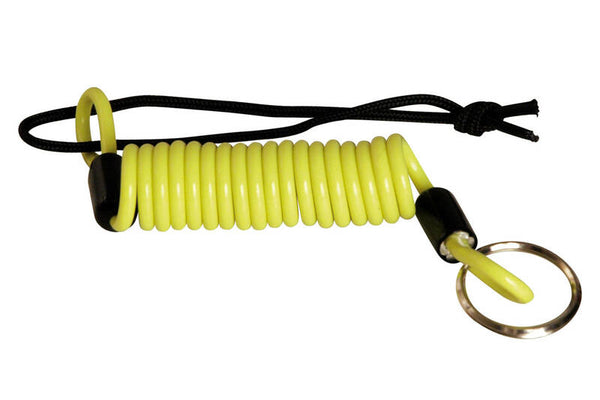 VECTOR MiniMax Erinnerungskabel für Bremsscheibenschloss/Bügelschloss - Fluo Gelb