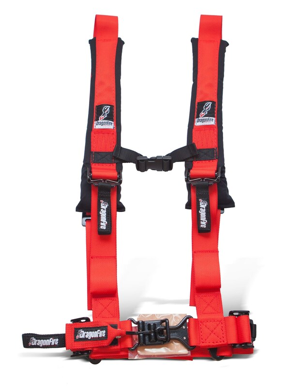 DRAGONFIRE Harness Red 4 points 2''